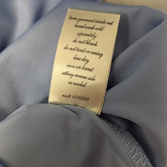 Alya Lacey Lavender Women's Blouse Sz L Top Off Shoulder Strappy B-3 - Picture 7 of 11